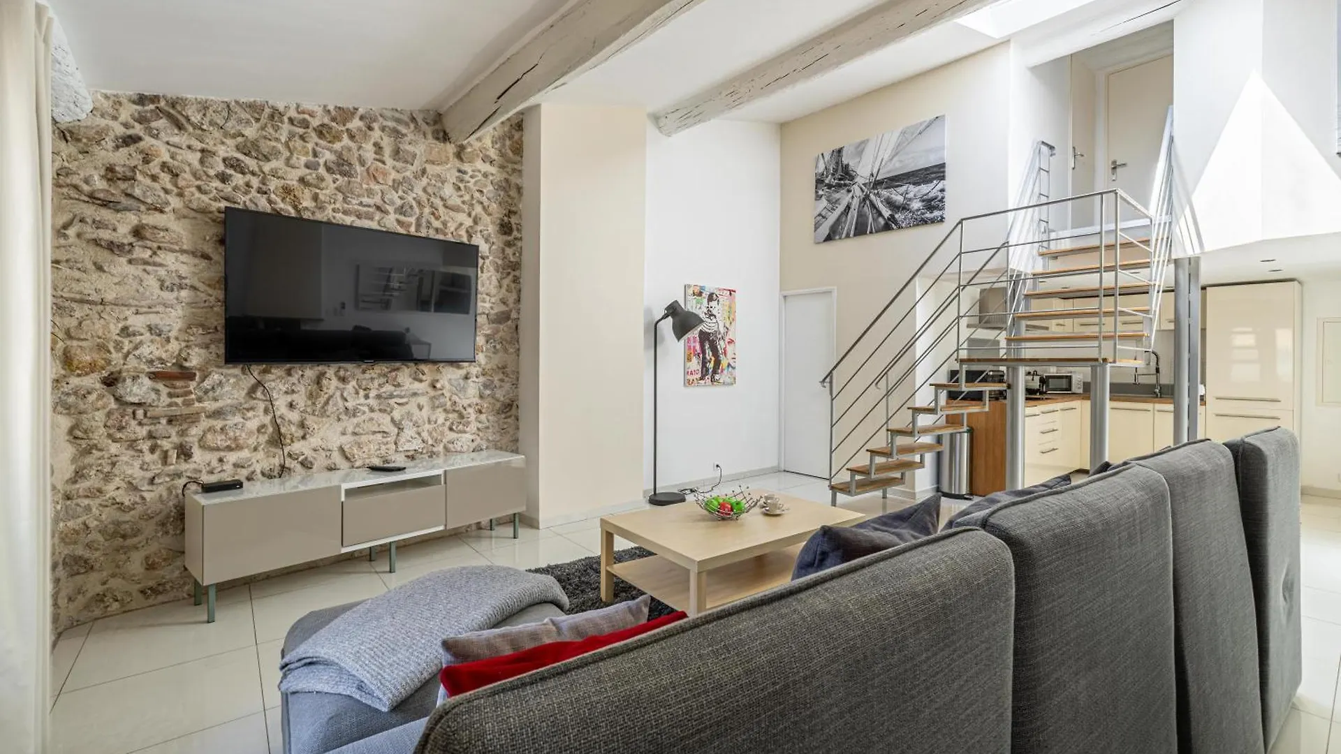 Apartamento Mey T3 - Magnifique Loft 3 Pieces A 50M Du Vieux Port Et Des Plages Cannes