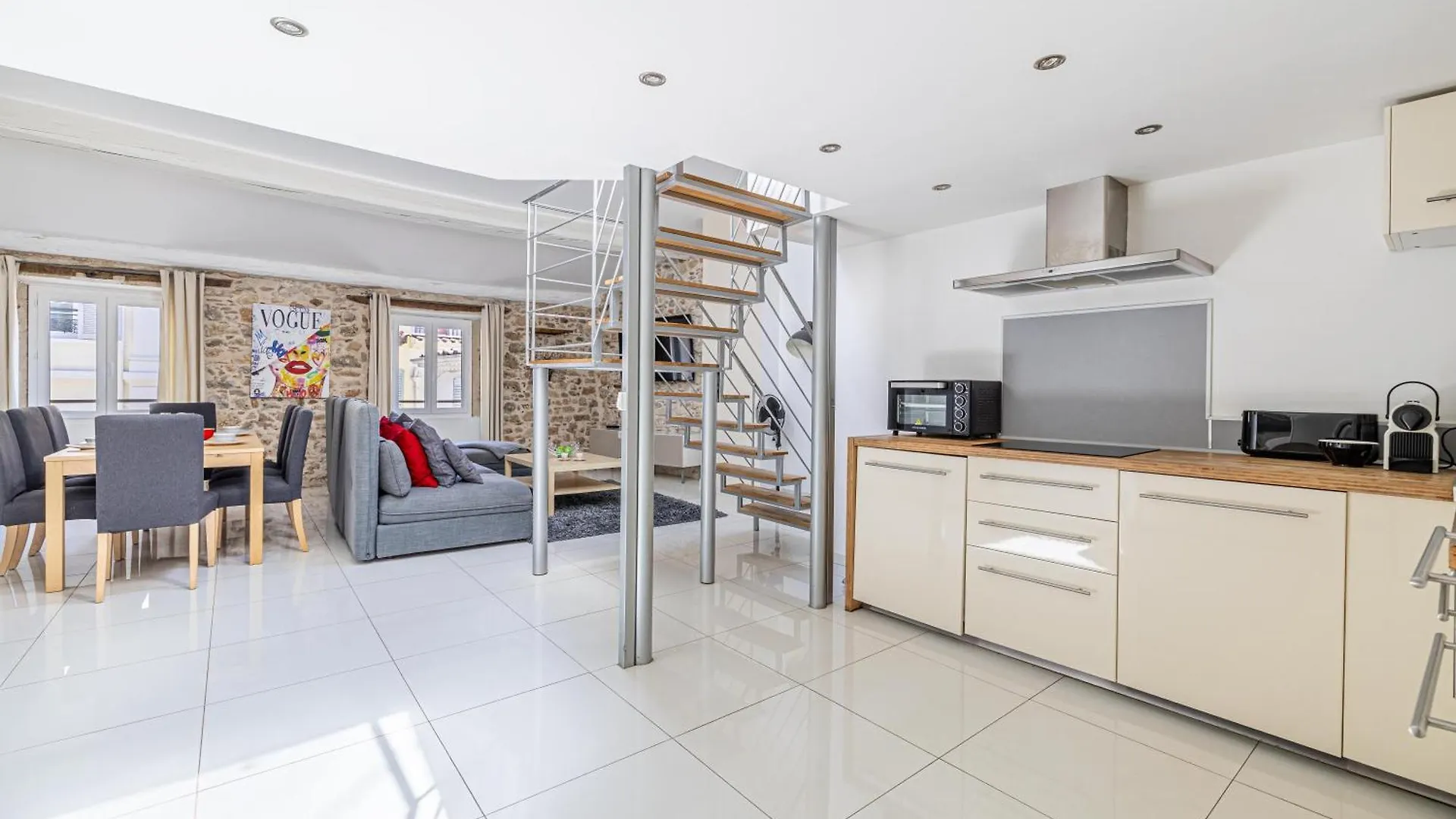 Mey T3 - Magnifique Loft 3 Pieces A 50M Du Vieux Port Et Des Plages Cannes Apartman